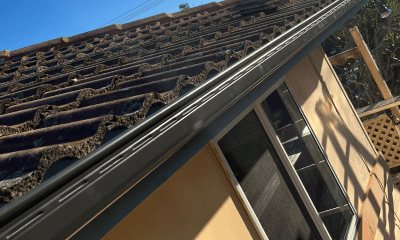Finished roofline with a separate fascia and Colorbond gutter where an all-in-one Nu-Line profile used to run